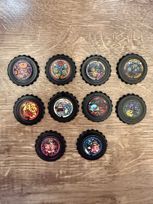 Покемон капачки Pokémon Tazos (Pogs)
