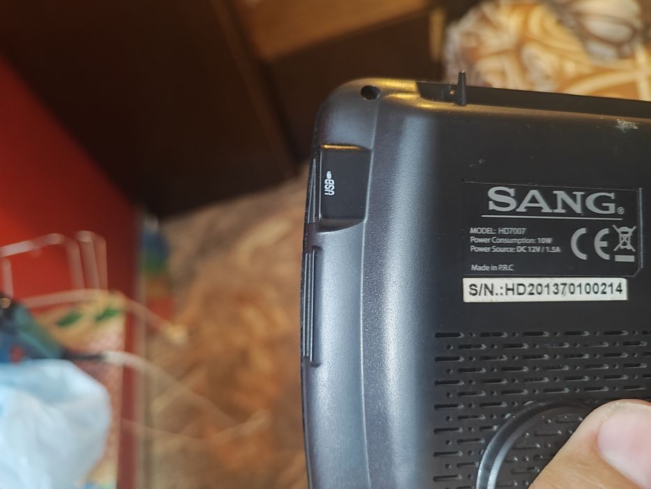 Мини телевизор SANG 7",12v-220v