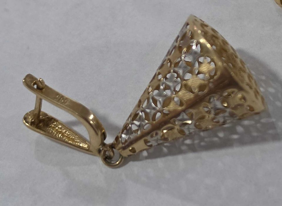 Златни обеци 4.7 грама 14 карата 585