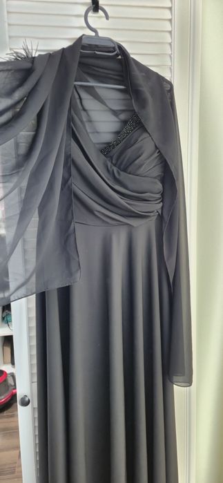 Официална черна рокля р-р L (за бал,сватба...)