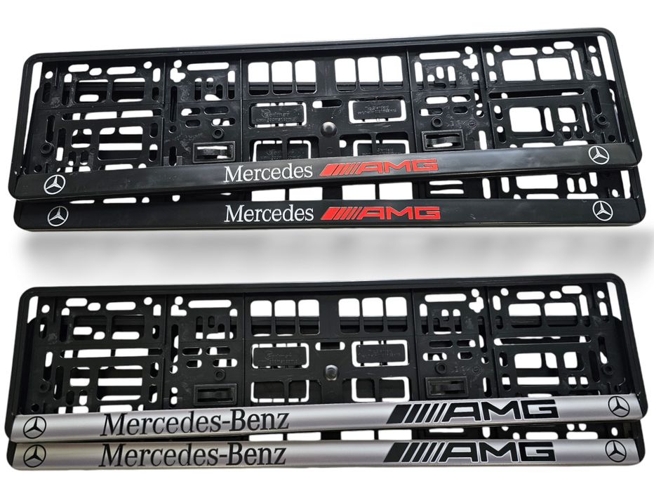 Комплект подложки/рамки за регистрационен номер за Mercedes