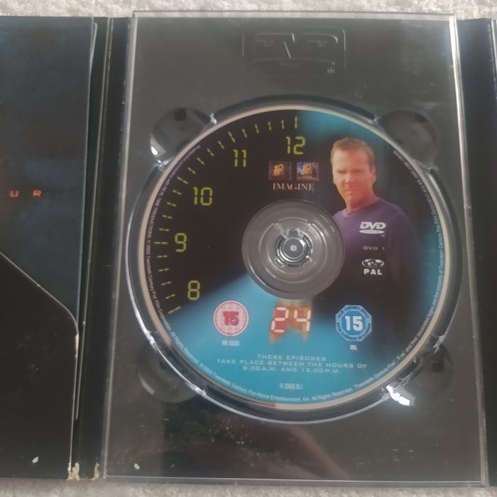 DVD сериал 24 втори сезон 7 диска