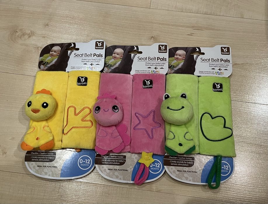 banbet меки протектори за бебешки колан