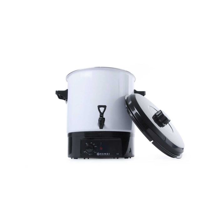 Boiler pentru bauturi fierbinti 27 lt, corp emailat, termostat 0-90 gr C, 1800W,460x480x349mm
