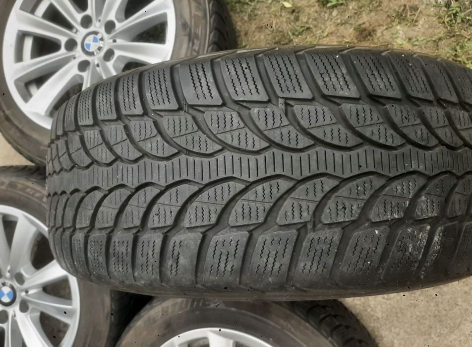 Jante originale BMW Seria 5 + anvelope 225/55 R17 M+S