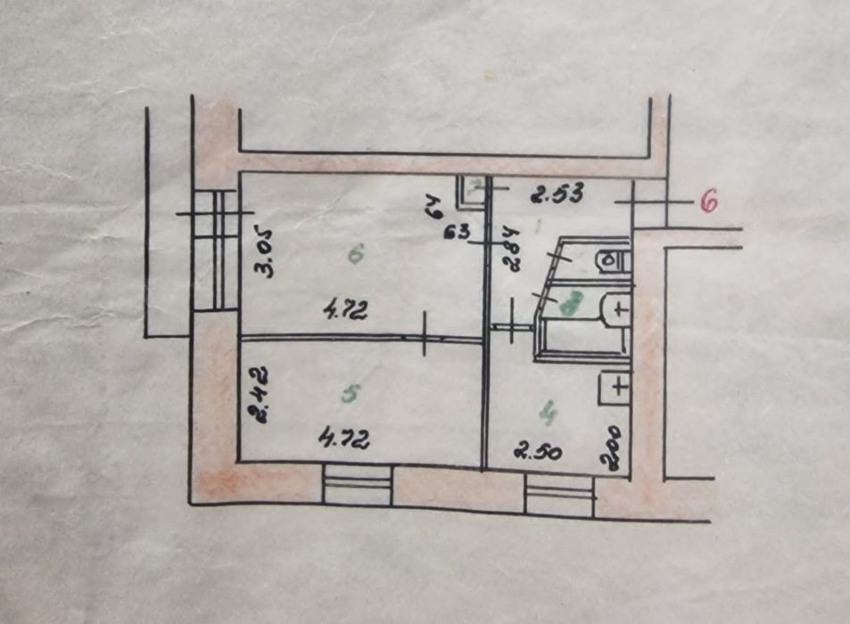 Продам 2х комн. Квартиру