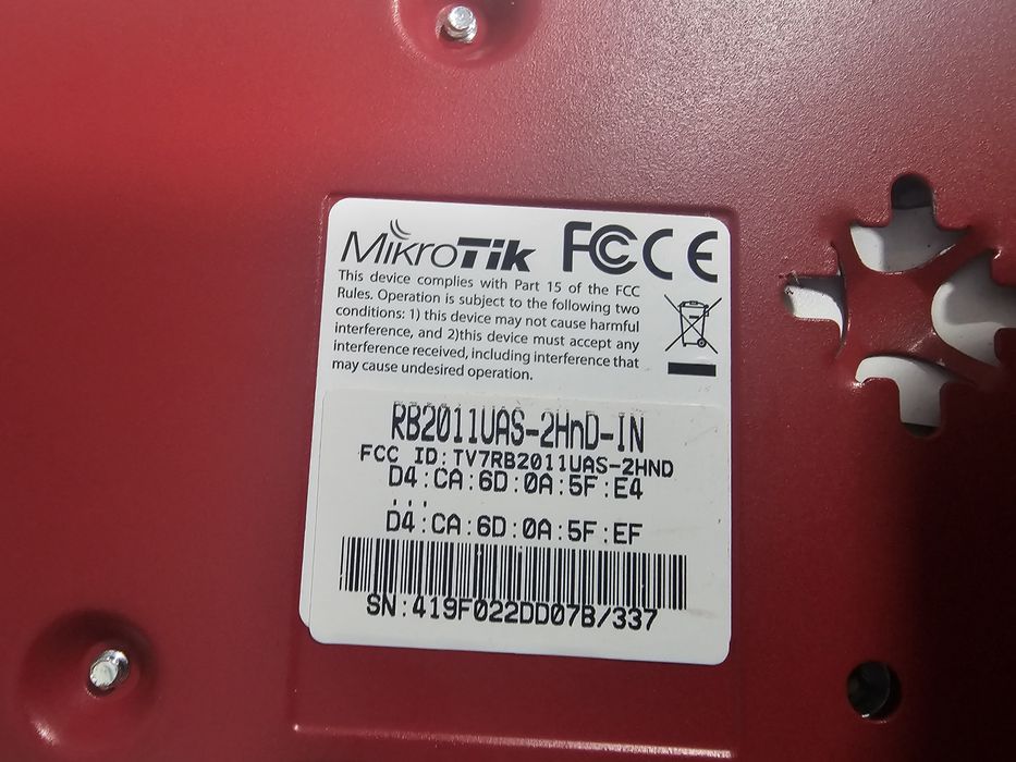 Vand router MicroTik Wifi