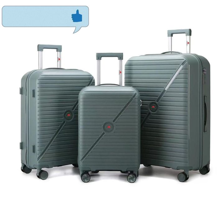 Гелевые чемоданы комплект