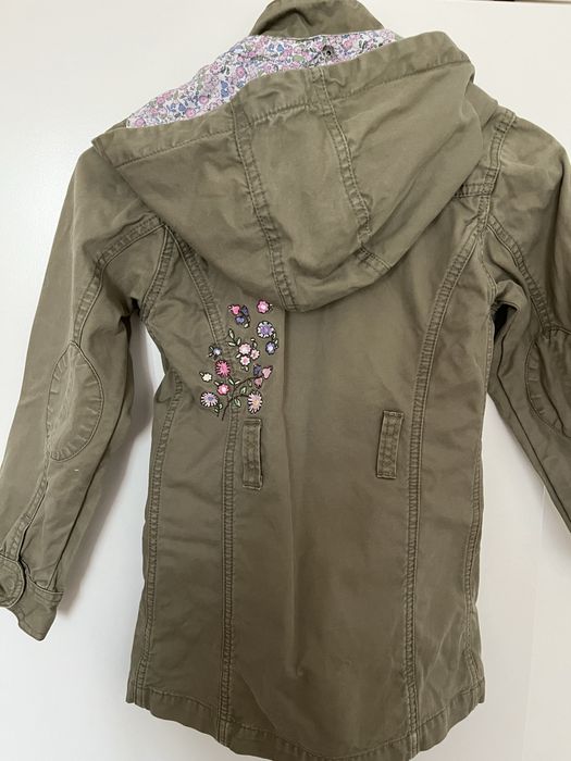 Памучно дънково яке за момиче 128-134 размер