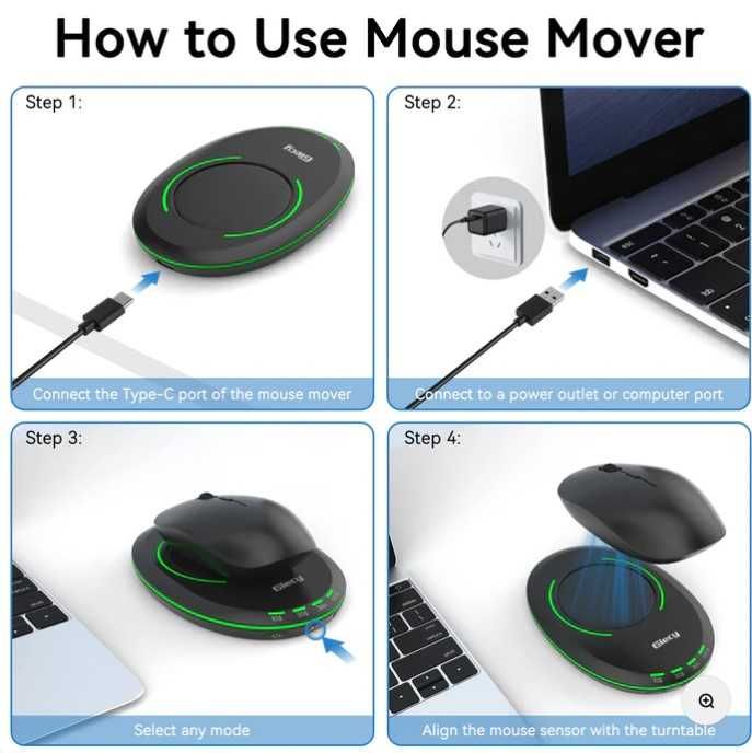 Mouse Jiggler платформа за активиране на мишката