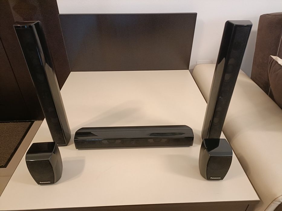 Panasonic SB HF 775, 2 sateliti front, 1 centru SB HC 775, 2 surround