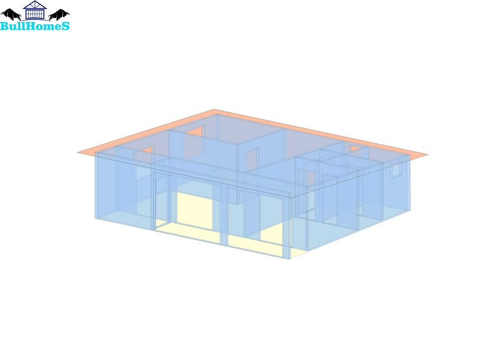 Бунгало,Бунгала,Къщи,Преместваеми къщи,Модулни,Жилищни - 77,6м²