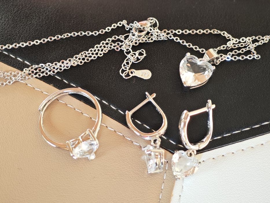 Сребърни комплекти бижута - нови