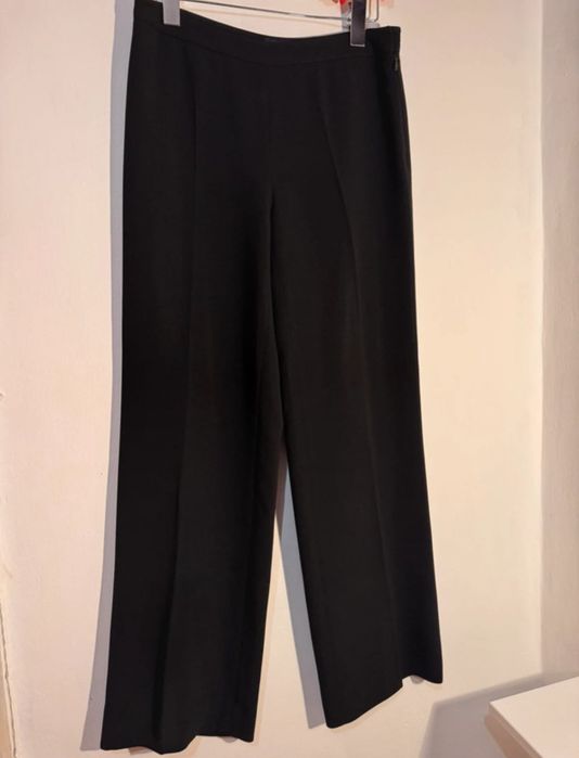 Pantaloni de costum, evazați, pentru birou, S-M, stare perfecta