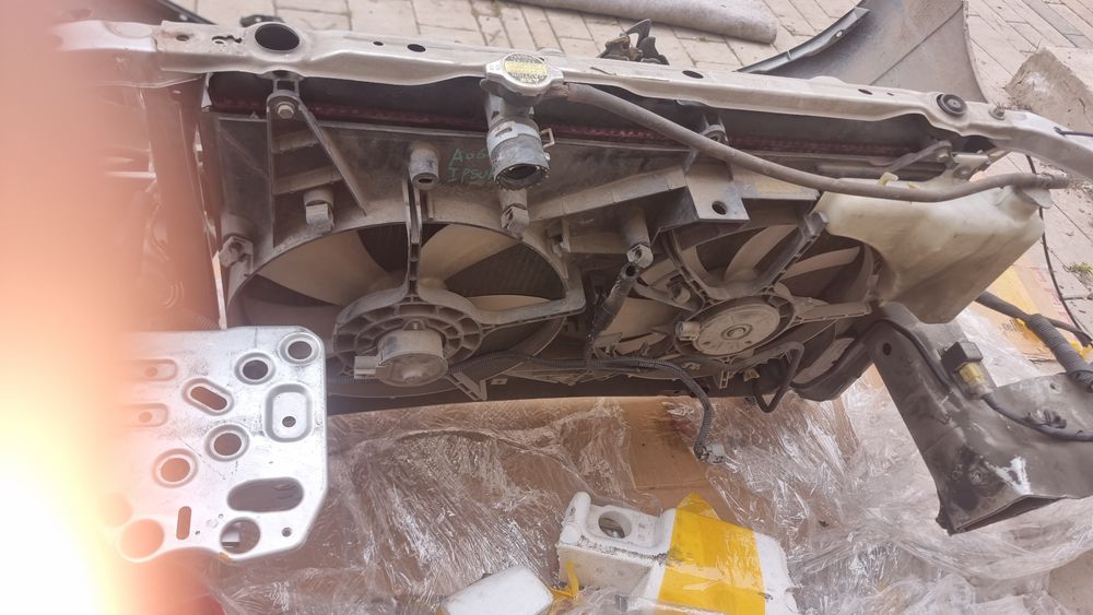 Бампер, радиатор кондиционера, вентиляторы, фары