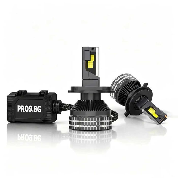 LED крушки H4 130W 6000K 18000lm 12-24V 2 ГОДИНИ ГАРАНЦИЯ