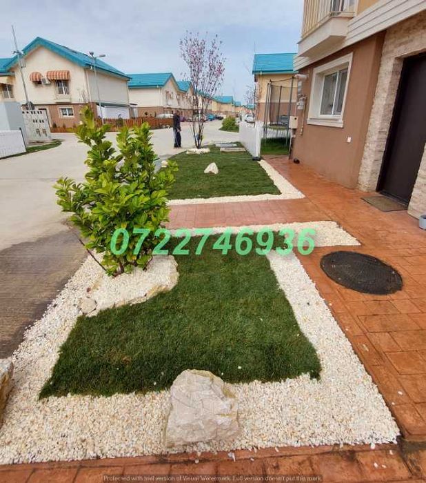 Gazon Rulou pentru Curți Moderne și Grădini de Lux