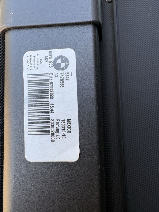 Задна кора щора Bmw G05 G06 2020