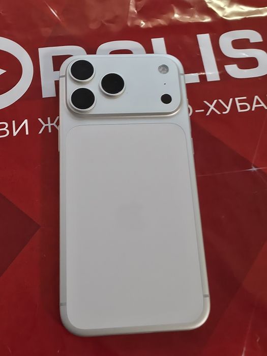 КАТО НОВ 512GB iPhone 17 Pro Max Технополис Гаранция 2027 Silver