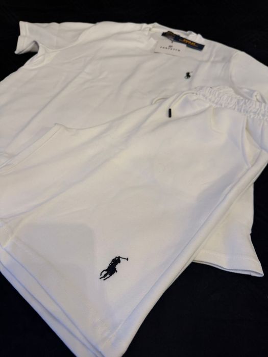 Compleu Polo alb barbatesc
