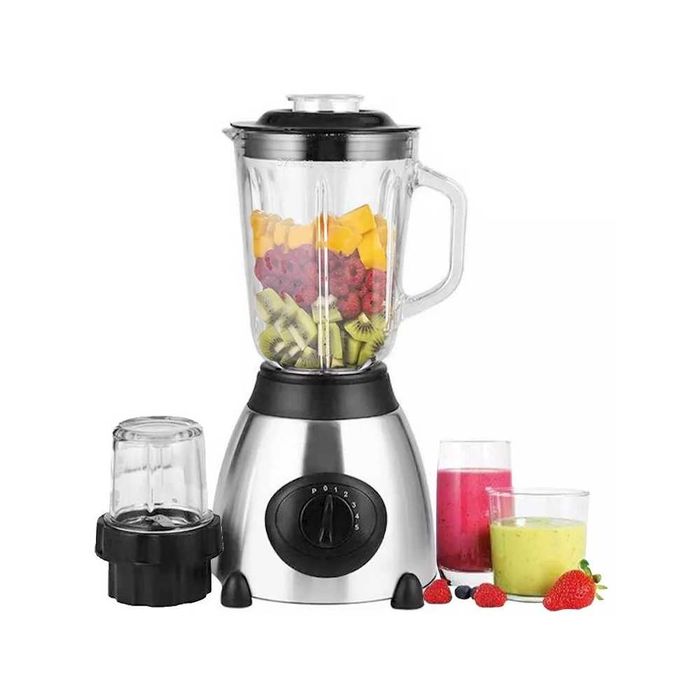 Blender 2 in 1 cu rasnita cafea, 2200W, 5 viteze, 1.5L, carcasa inox