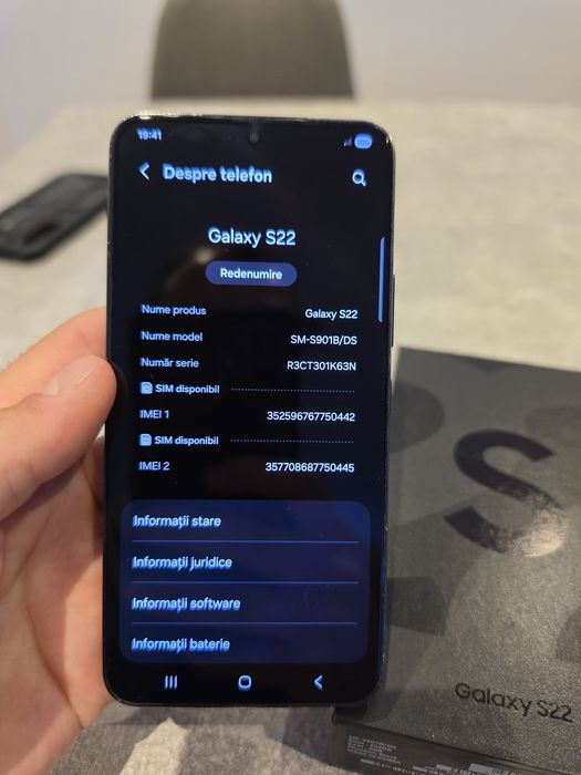 Samsung S22 5G Dual Sim 256Gb