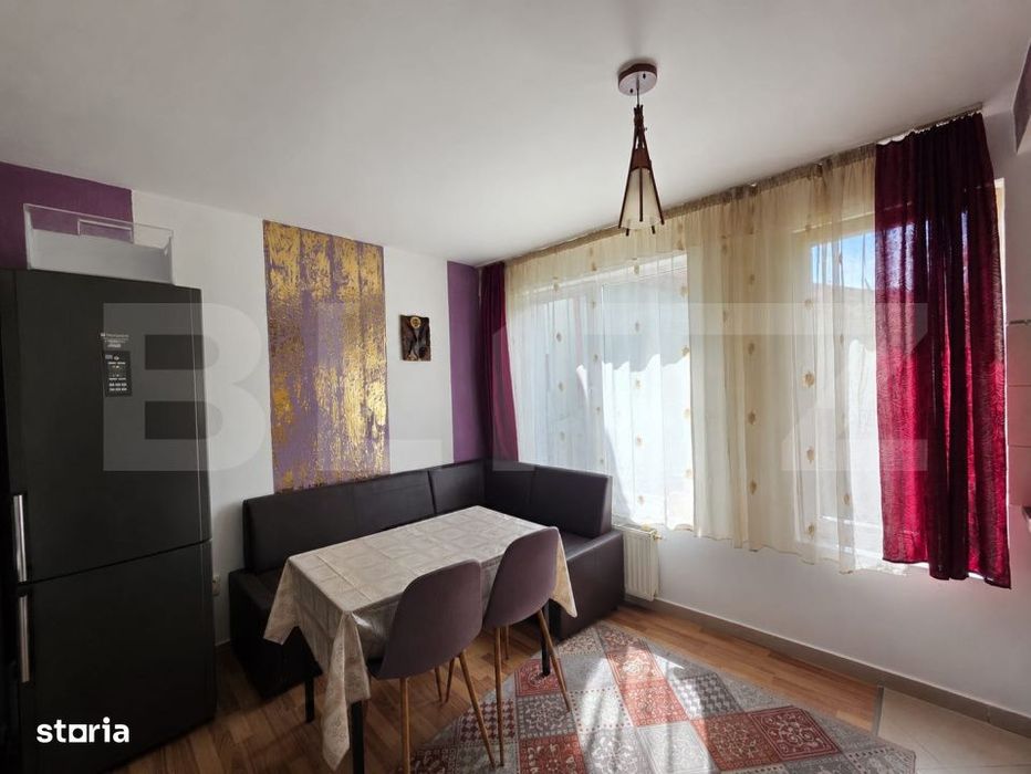 Apartament decomandat cu terasa si parcare, 2 camere, zona de case, Fl