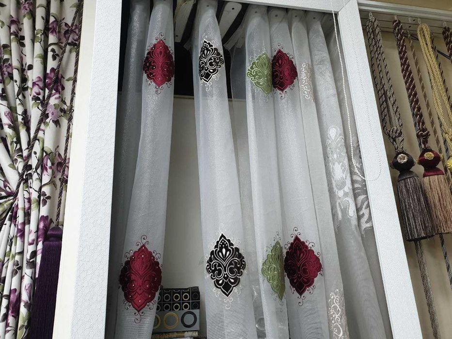 до 70% распродажа Портьерных тканей ,Скатертных   тканей ,тюлей,
