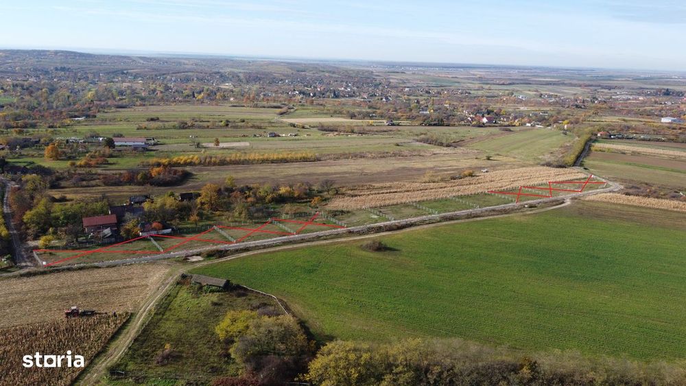 Teren intravilan-Vedere catre oras-Viile Satu Mare