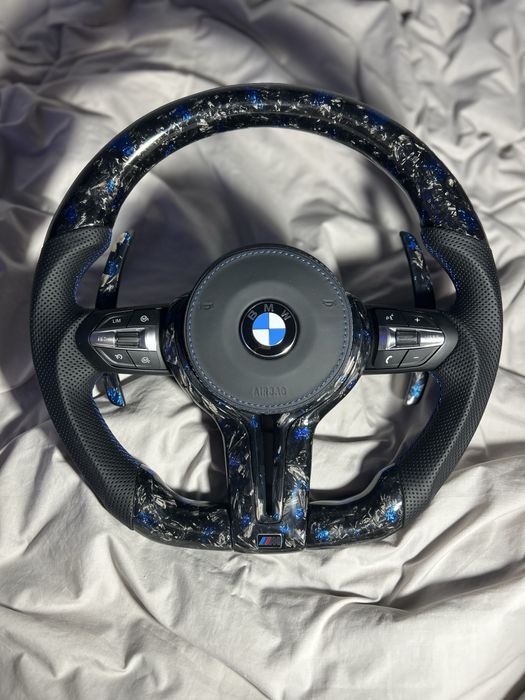 Volan BMW F10/F30/F01/F15/F16/F32/F36/F20/F25 etc Piele/Carbon