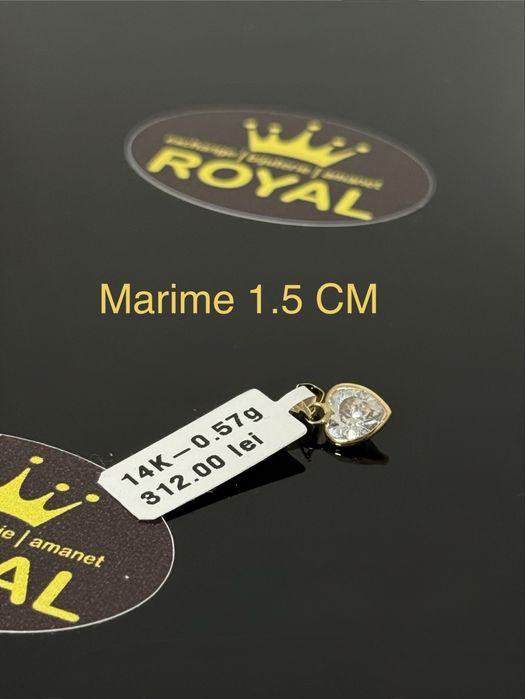 Bijuteria ROYAL : Pandantiv AUR 14K NOU / 0.57 GR