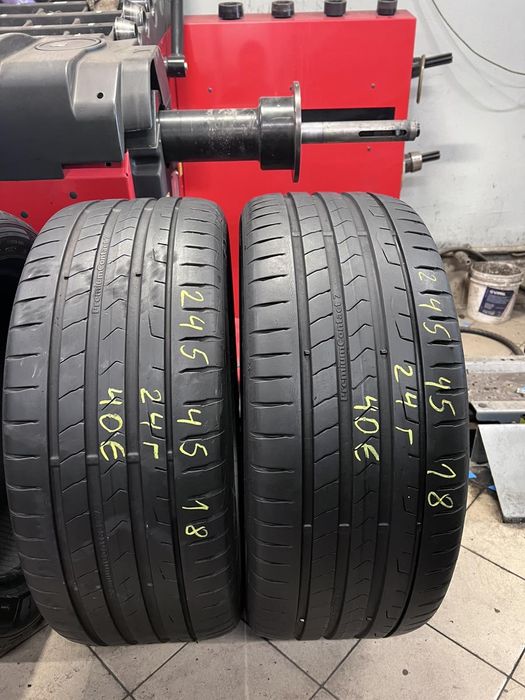 Летни гуми 245/45 R18 2бр. Good Year  и 2бр. Continental
