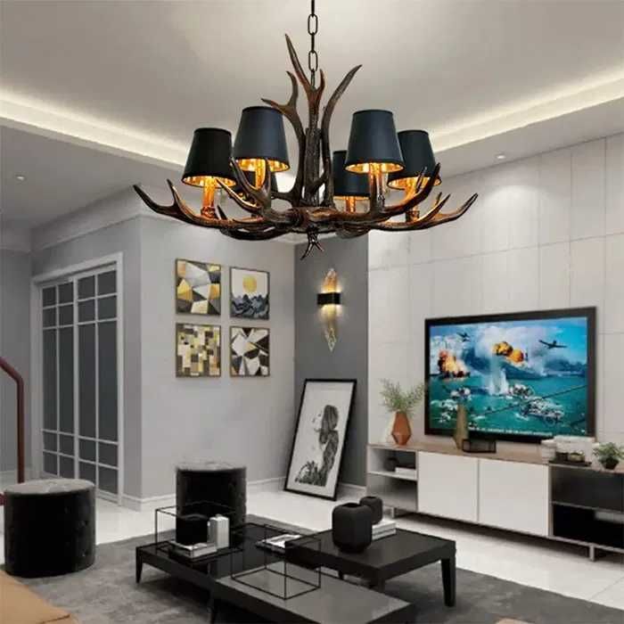 Полилей за ловци еленски рога ретро винтидж светъл модел наличен