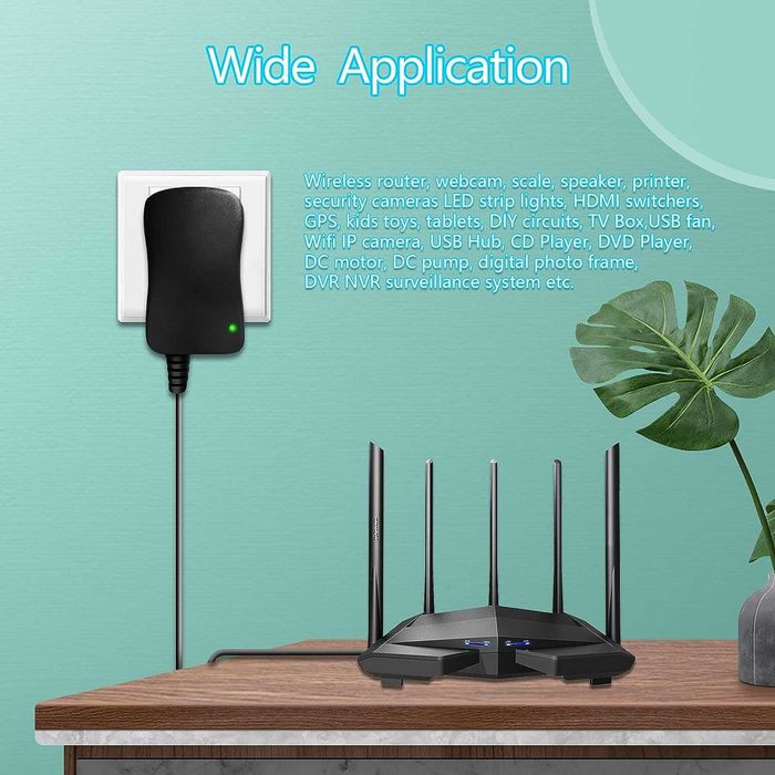 Dalugo универсален захранващ адаптер 30W,с 8 накрайника -3V-12V