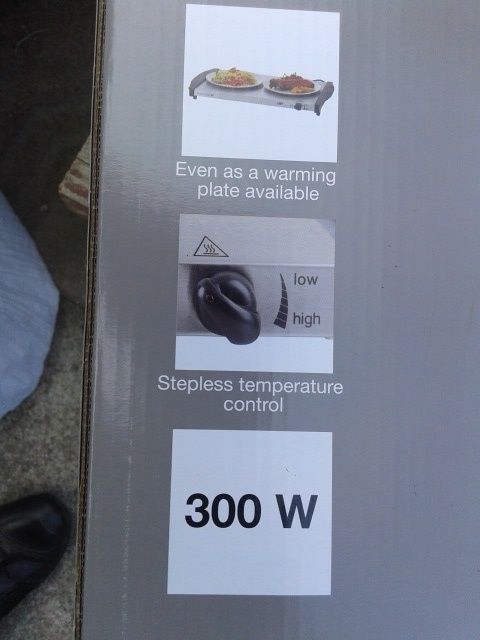 Бен-мари топло със сух нагревател отдолу  със три гастронорми