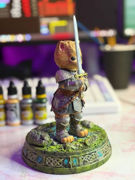 Фигурка Knight Cat — кот в доспехах