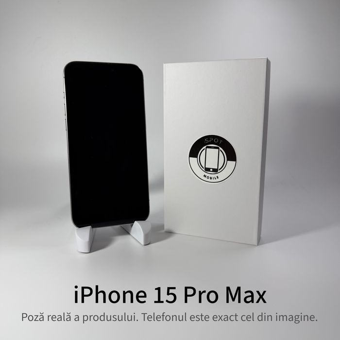 ispotmobile.ro iPhone 15 Pro Max 256GB Garanție 2 ani