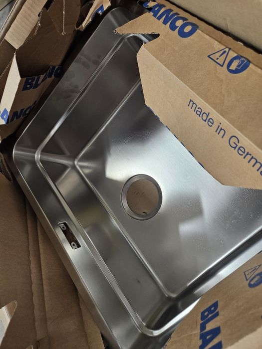 Кухненска мивка BLANCO ETAGON 500-U - 521841 (стомана - НОВ!)