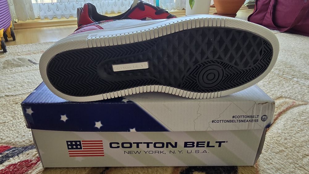Sneakers Cotton Belt Funky Mono, mărimea 45