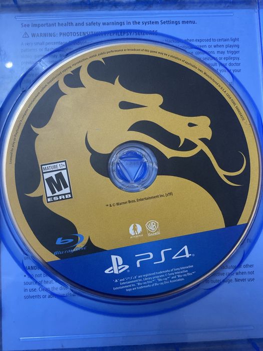 Mortal Kombat PS4 (Диск для PlayStation 4)