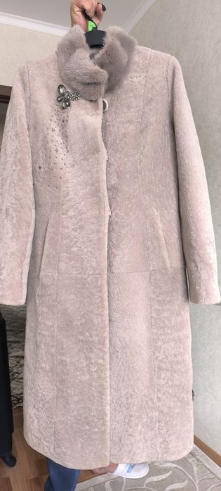 Дублёнка- пальто