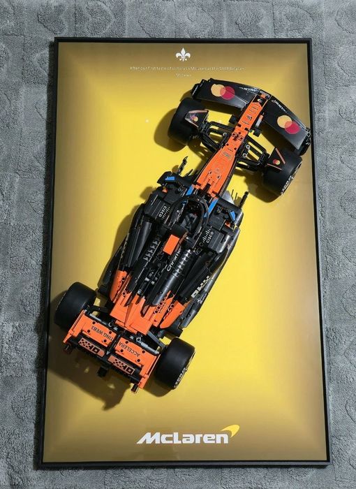 Lego Рамка Формула 1, 3D картина Формула 1 McLaren mcl 39