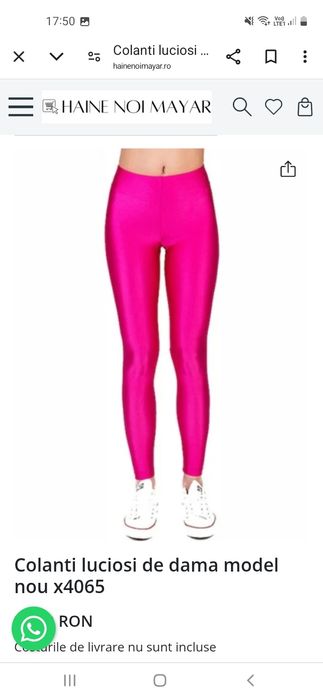 Colanti dama roz neon