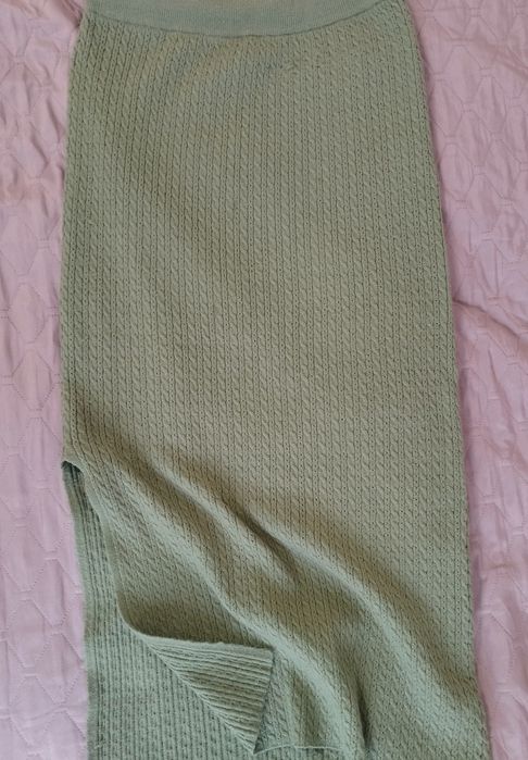 Права пола, ZARA, S, плетена, тъмно зелена
