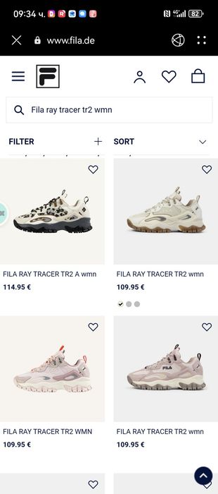 FilA / Фила /  Оригинални дамски маратонки 40 номер