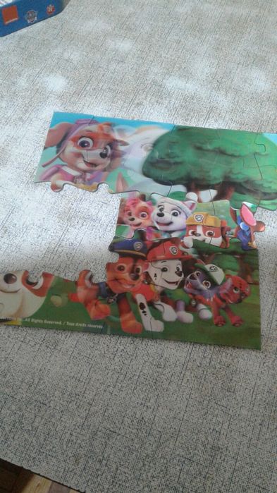 Игрушка пазл"Щенячий Патруль" 24 элемента,пренадзначена  для игровых ц