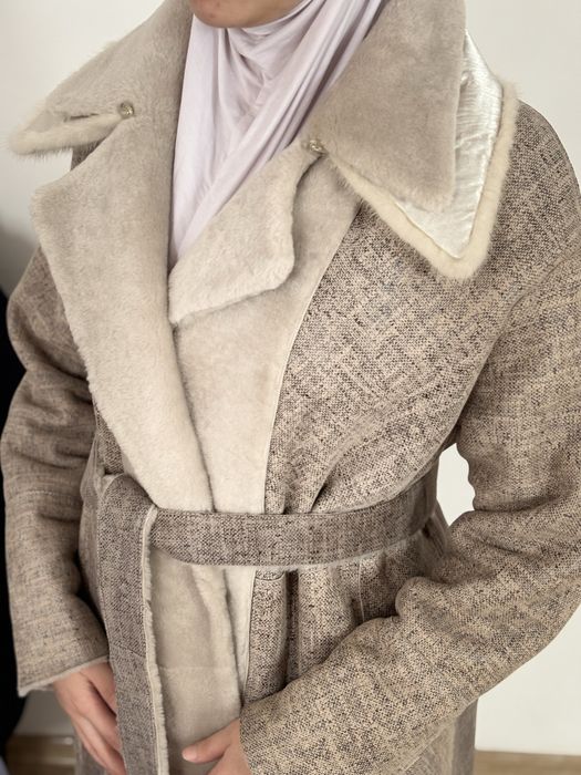 Двухсторонняя Шуба Дубленка