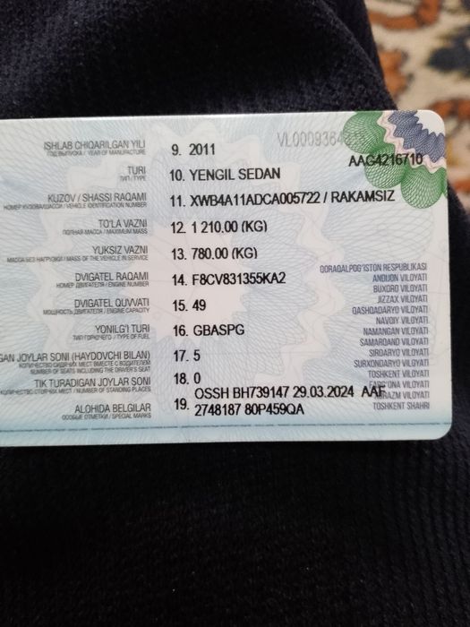 Xolati yaxshi sirochni sotiladi