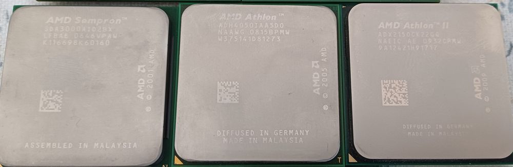 Lot 9 procesoare Intel Pentium Celeron AMD Sempron Athlon