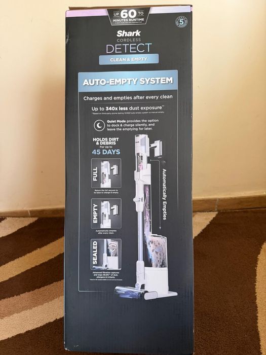 Shark Detect Clean & Empty IW4621UKT, Cordless Vaccum Cleaner